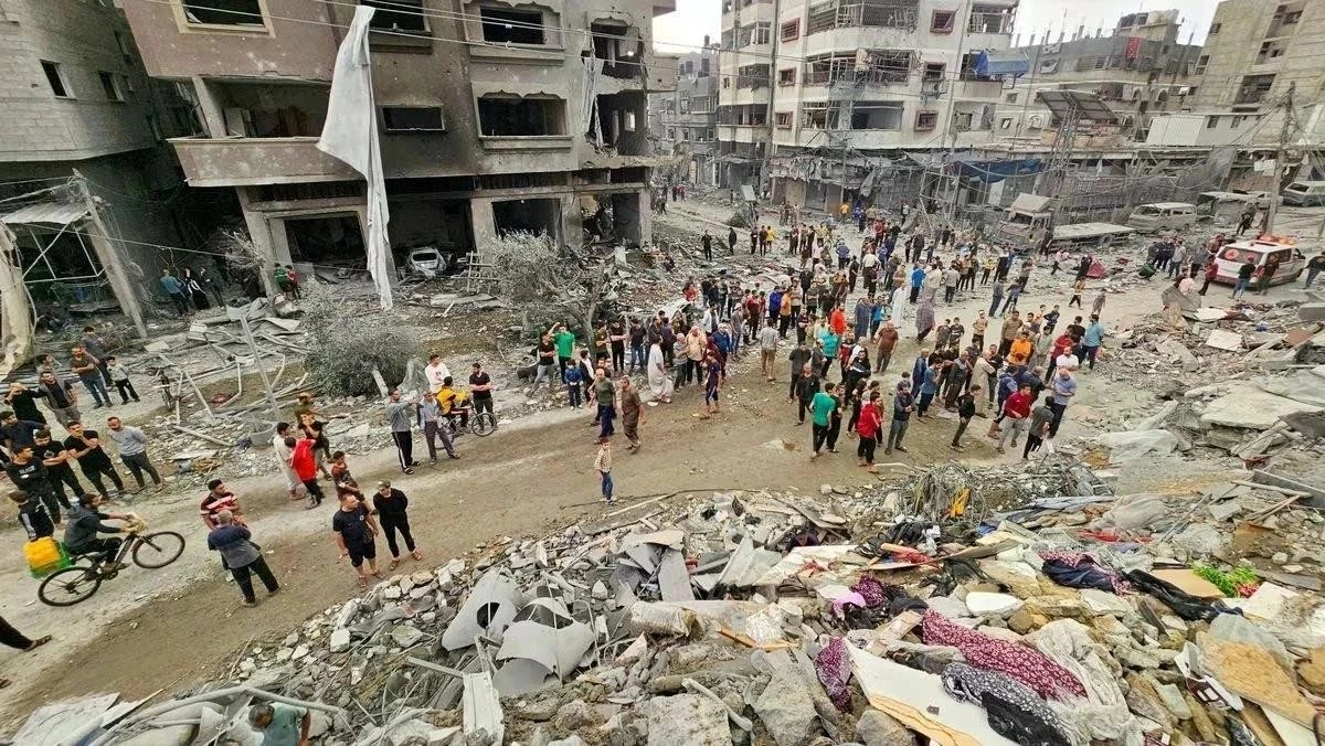 Dải Gaza bị tàn phá nặng nề do xung đột giữa Israel và Hamas.