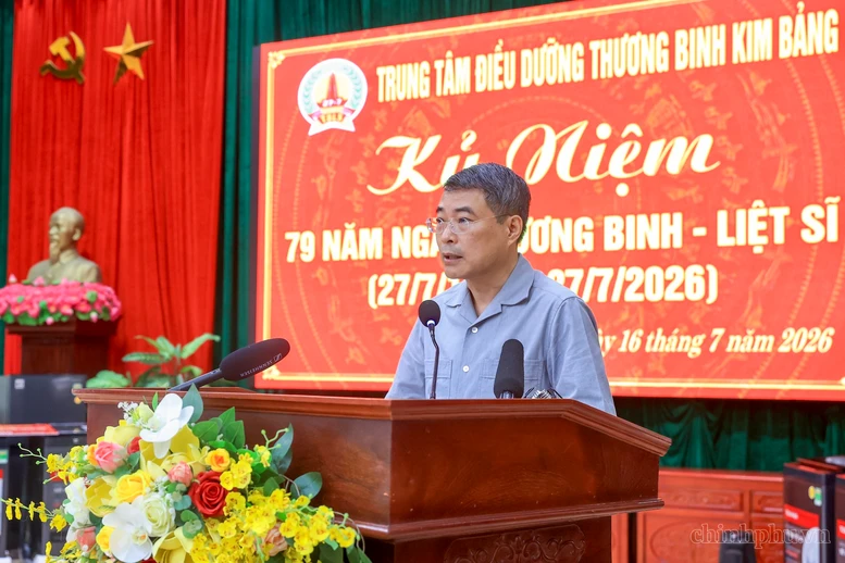 Thủ tướng Lê Minh Hưng phát biểu - Ảnh: VGP/Nhật Bắc