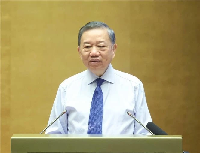 Tổng Bí thư, Chủ tịch nước Tô Lâm phát biểu. Ảnh: Thống Nhất/TTXVN