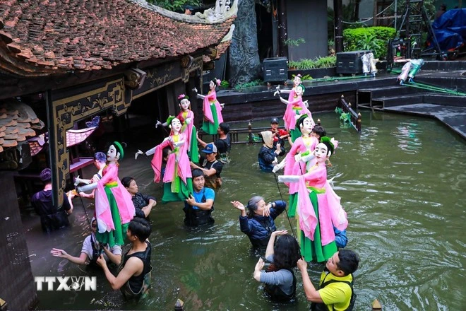 Một tiết mục của Nhà hát múa rối Việt Nam.