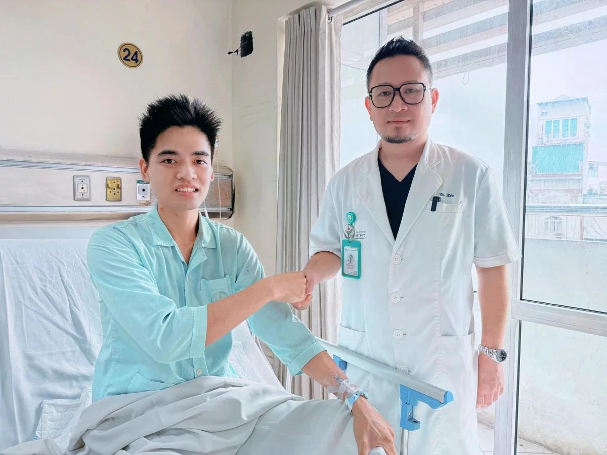 Sau phẫu thuật, bệnh nhân hồi phục tốt.