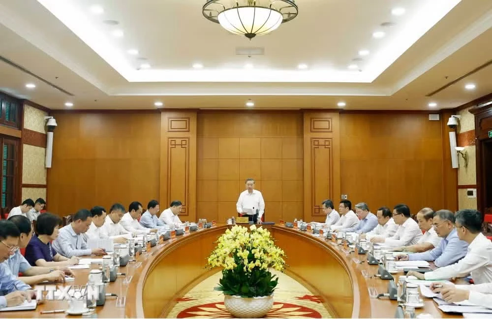 Tổng Bí thư, Chủ tịch nước Tô Lâm phát biểu.