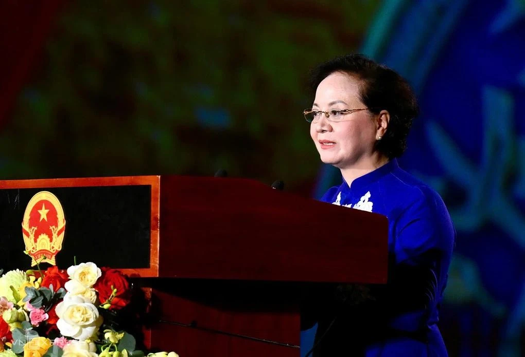 Phó Thủ tướng Chính phủ Phạm Thị Thanh Trà tại lễ khai mạc. Ảnh: Giang Huy