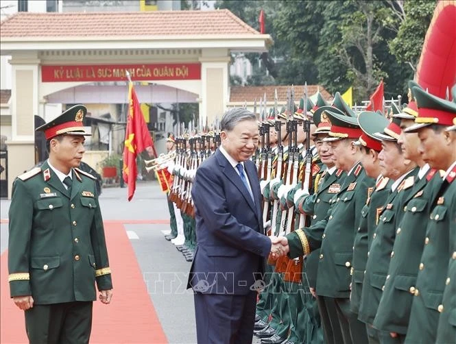 Tổng Bí thư Tô Lâm dự Lễ kỷ niệm 80 năm Ngày thành lập Binh chủng Công binh.