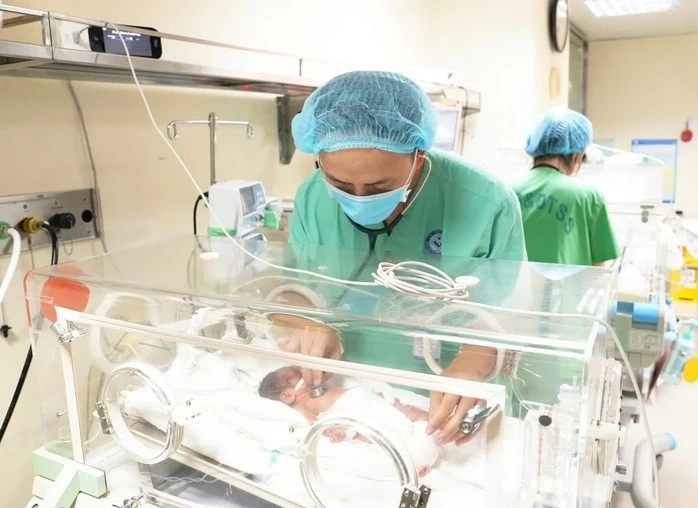Chăm sóc trẻ sơ sinh tại Bệnh viện Phụ sản Trung ương