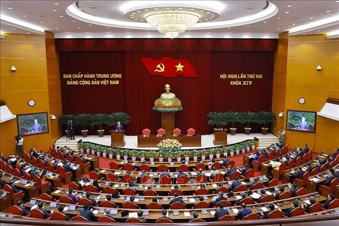 Phiên bế mạc Hội nghị lần thứ hai Ban Chấp hành Trung ương Đảng khoá XIV, chiều 25/3/2026.