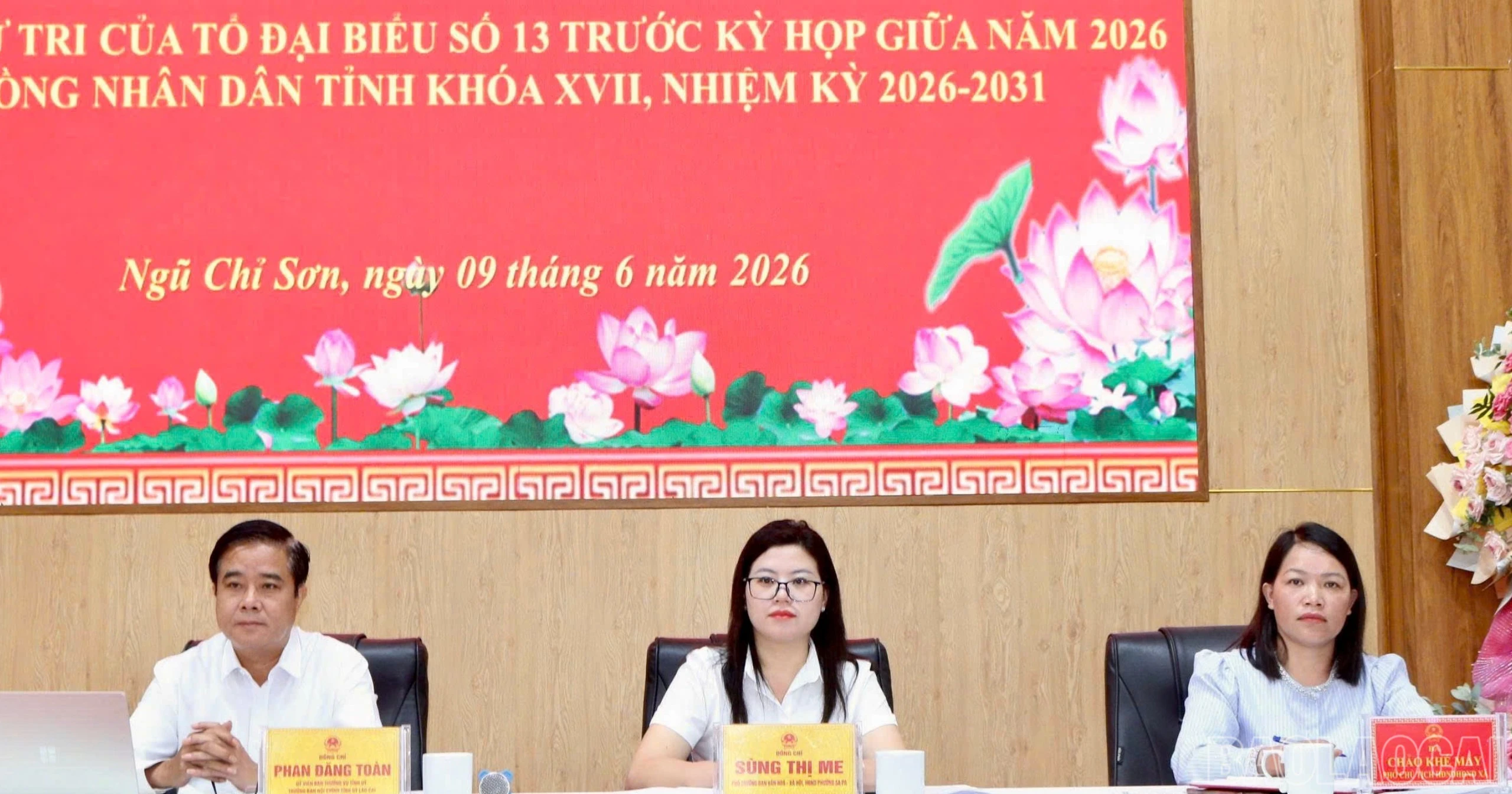 Tổ đại biểu số 13 HĐND tỉnh.