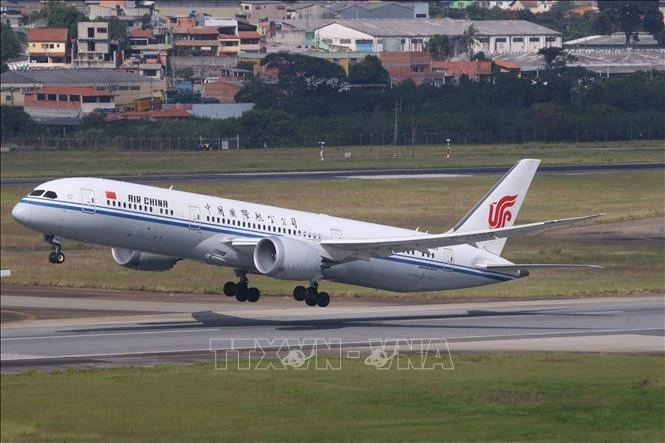 Một máy bay của Hãng hàng không Air China.