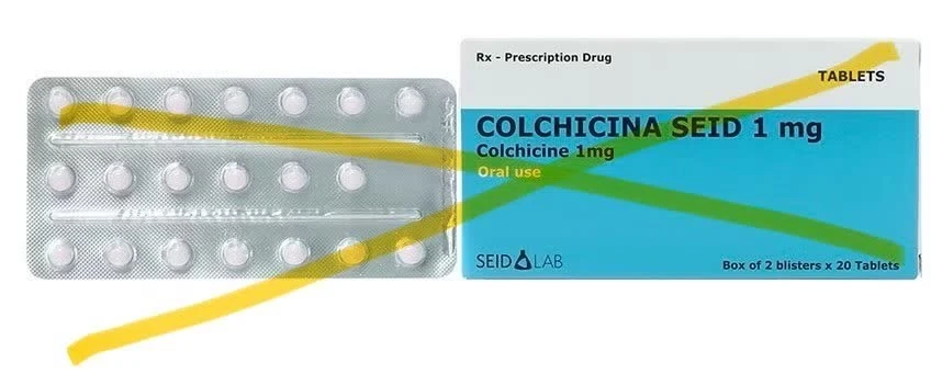 Thuốc bị thu hồi là Colchicina Seid 1mg, số đăng ký lưu hành VN-22254-19, số lô V008, sản xuất ngày 20/5/2024, hạn sử dụng đến 20/5/2029.