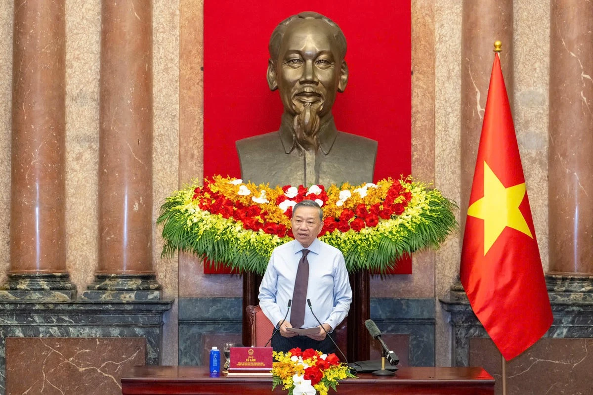 Tổng Bí thư, Chủ tịch nước Tô Lâm phát biểu chỉ đạo. Ảnh: Việt Trung