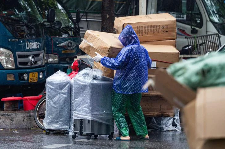 Nhiều khu vực nhiệt giảm sâu do đón không khí lạnh. Ảnh: Tuấn Anh