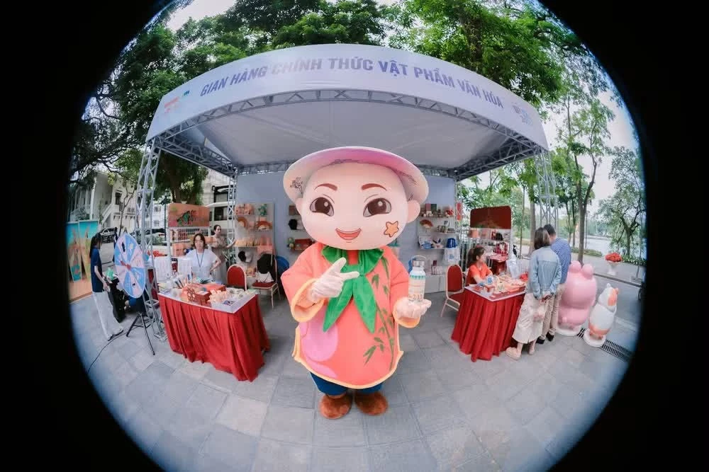 Anh Tre mascot tại sự kiện.