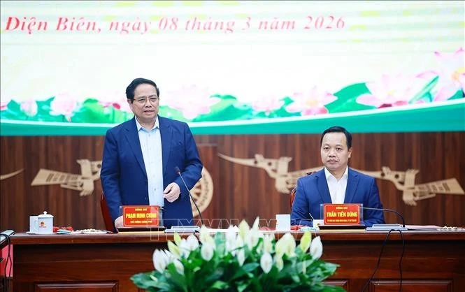Thủ tướng Phạm Minh Chính làm việc với lãnh đạo tỉnh Điện Biên về tình hình phát triển kinh tế - xã hội của tỉnh.