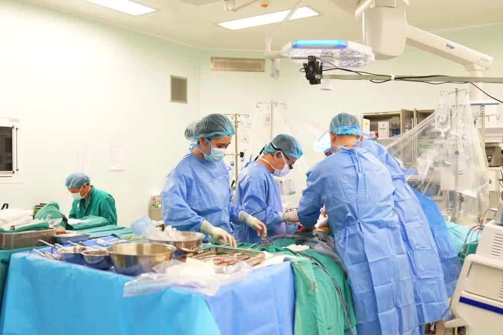 Ca ghép gan được tiến hành tại Bệnh viện Trung ương Quân đội 108.