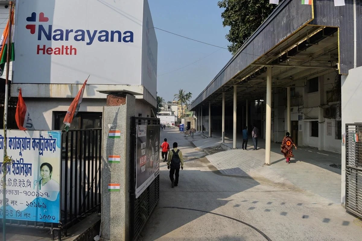 Bệnh viện Đa khoa Narayana bang Tây Bengal, miền Đông Ấn Độ, nơi phát hiện hai ca nhiễm virus Nipah kể từ tháng 12/2025.
