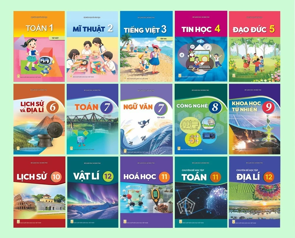 Ngoài các SGK được in mới trong năm 2026, toàn bộ SGK, sách bài tập đã được in từ năm 2025 trở về trước hiện đang lưu hành trong các nhà trường, thư viện, đơn vị phát hành, gia đình học sinh… tiếp tục được sử dụng và tái sử dụng bình thường