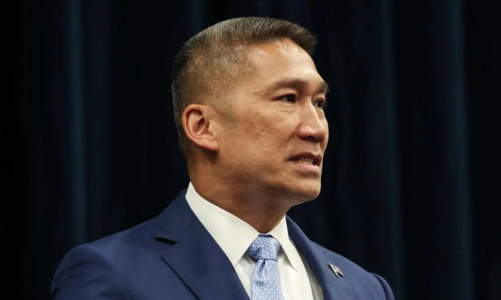 Ông Hùng Cao tại Washington, Mỹ hôm 25/8. Ảnh: USMC
