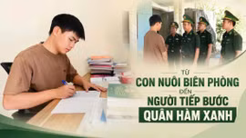 Từ con nuôi Biên phòng đến người tiếp bước quân hàm xanh