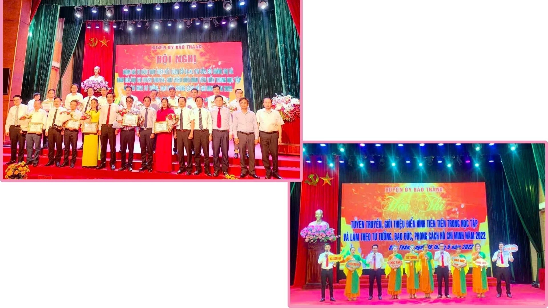 Huyện ủy Bảo Thắng có nhiều đổi mới, sáng tạo trong công tác ghi danh, ghi nhận những tập thể, cá nhân tiêu biểu học tập và làm theo lời Bác Hồ dạy.