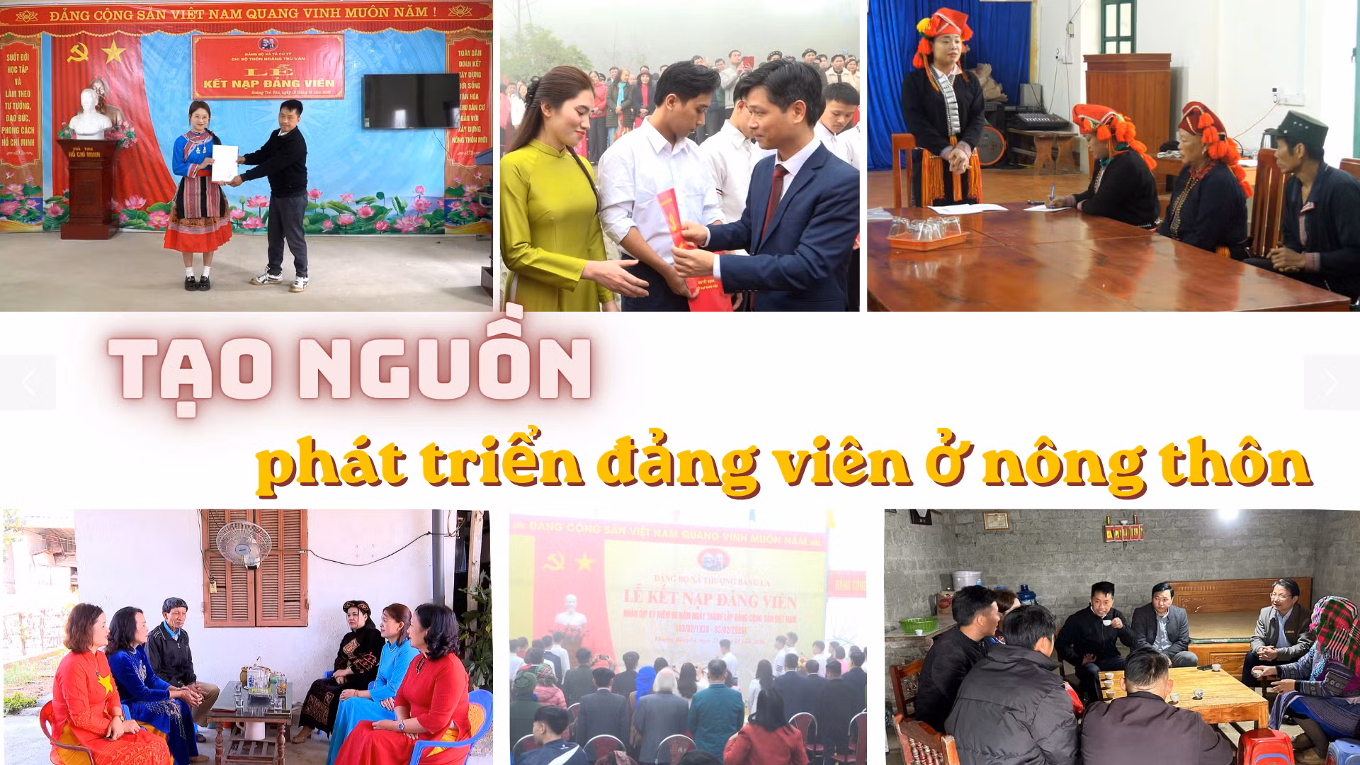 Tạo nguồn phát triển đảng viên ở nông thôn