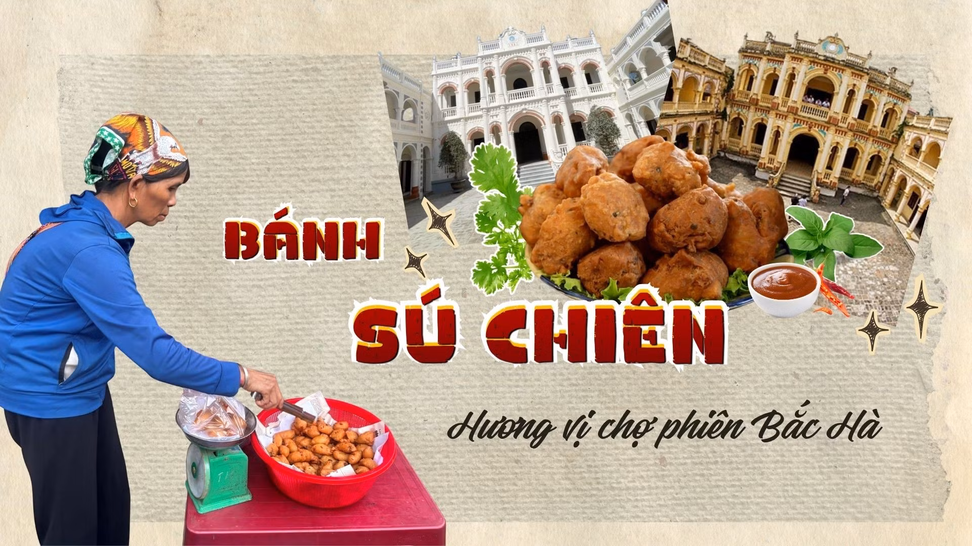 Bánh Sú chiên - Hương vị chợ phiên Bắc Hà