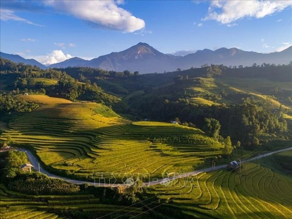 Chiều vàng Sapa.