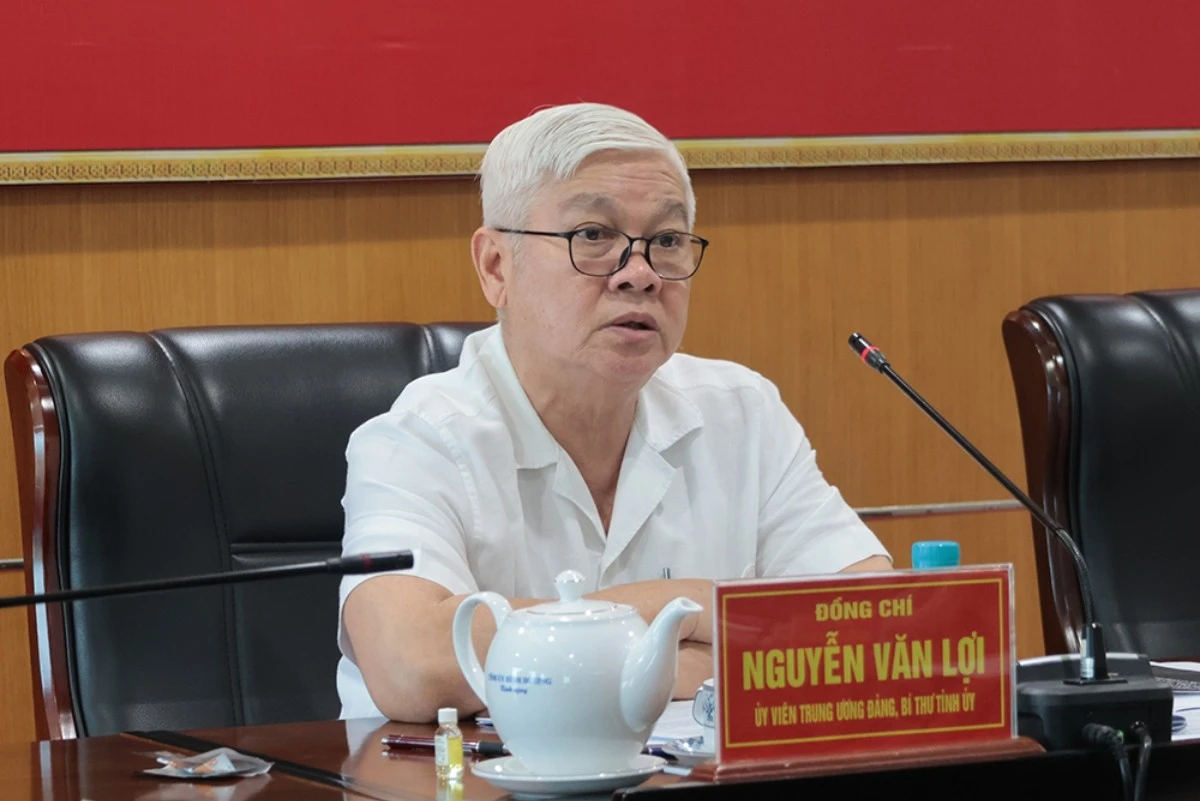 Ông Nguyễn Văn Lợi, Bí thư Tỉnh uỷ Bình Dương.