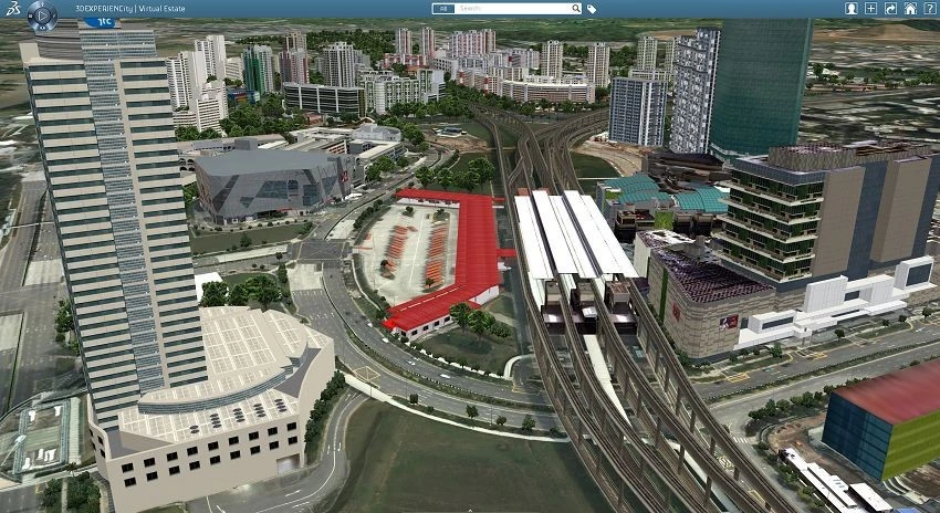Mô hình Virtual Singapore triển khai từ năm 2014.