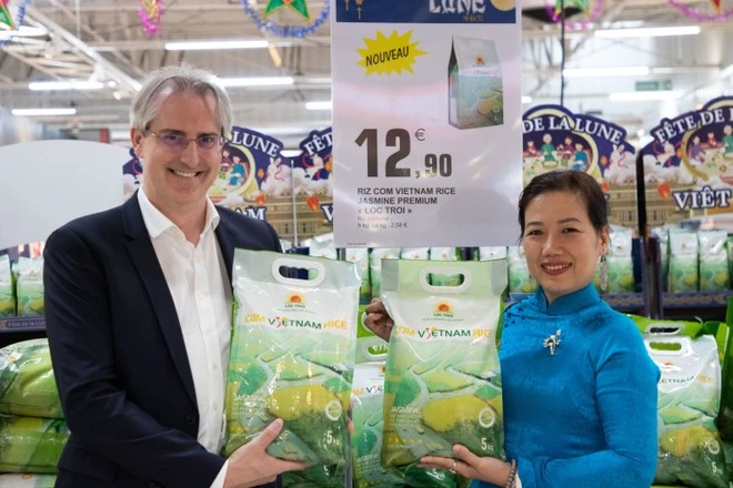 Gạo chất lượng cao của Việt Nam xuất khẩu sang EU.