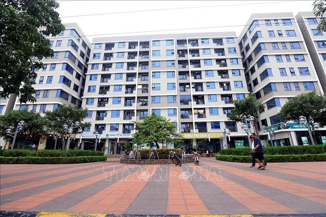 Khu nhà cho công nhân tại khu công nghiệp Yên Phong, tỉnh Bắc Ninh.