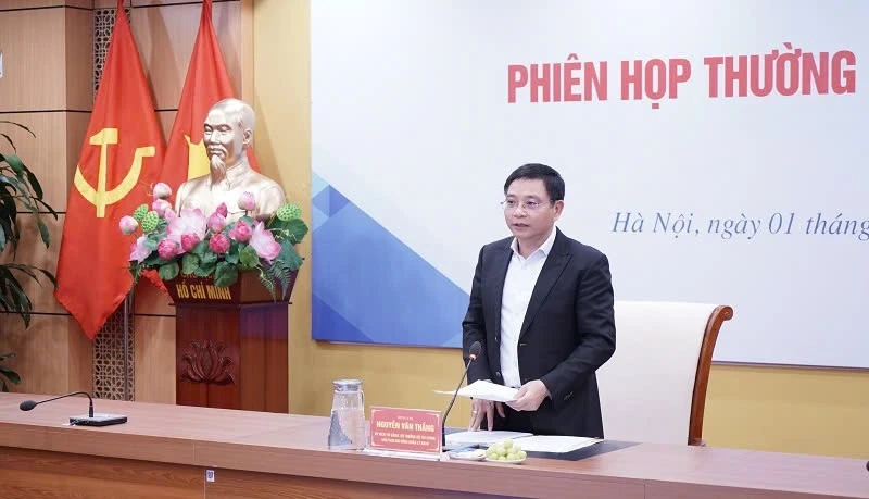 Bộ trưởng Bộ Tài chính Nguyễn Văn Thắng, Chủ tịch HĐQL BHXH chủ trì phiên họp Hội đồng Quản lý BHXH thường kỳ quý I/2025.