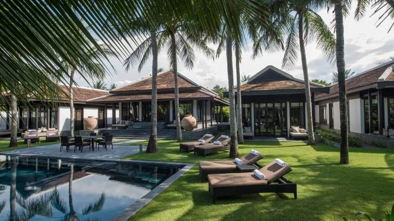 Không gian nghỉ dưỡng ở Four Seasons Resort The Nam Hai.
