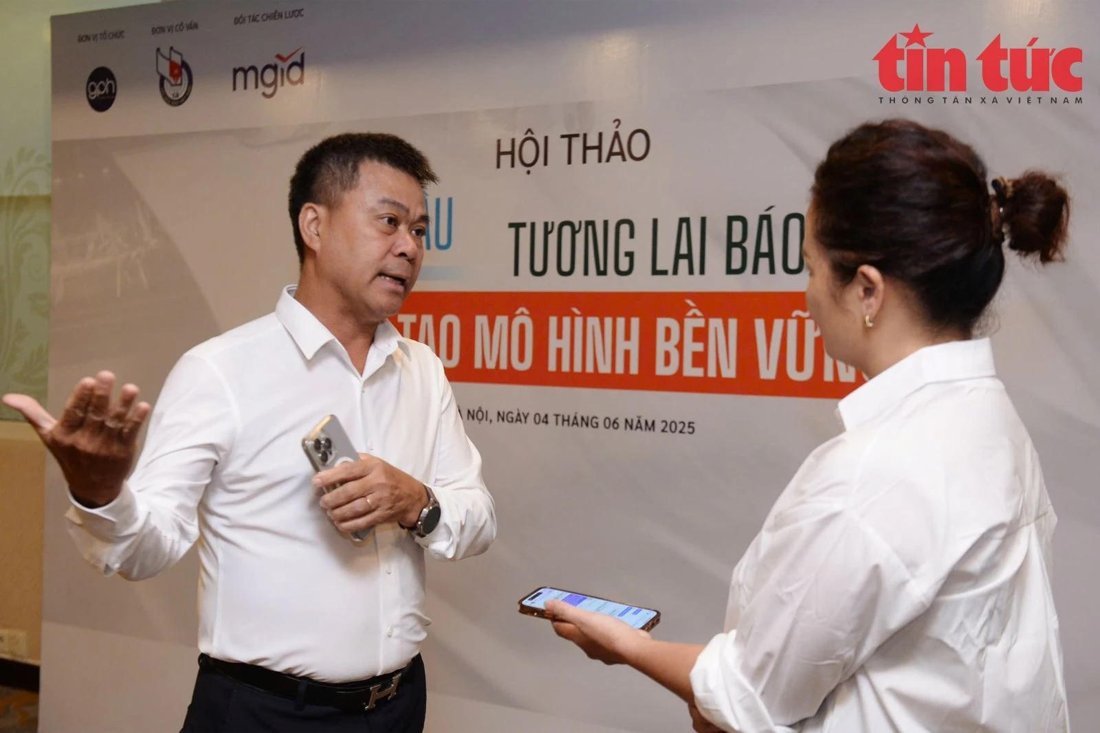 Ông Nguyễn Văn Bá, Tổng biên tập Báo Vietnamnet.