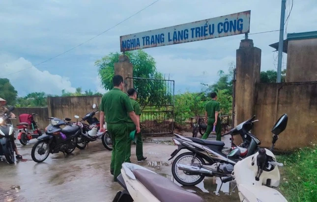 Hiện trường vụ việc.
