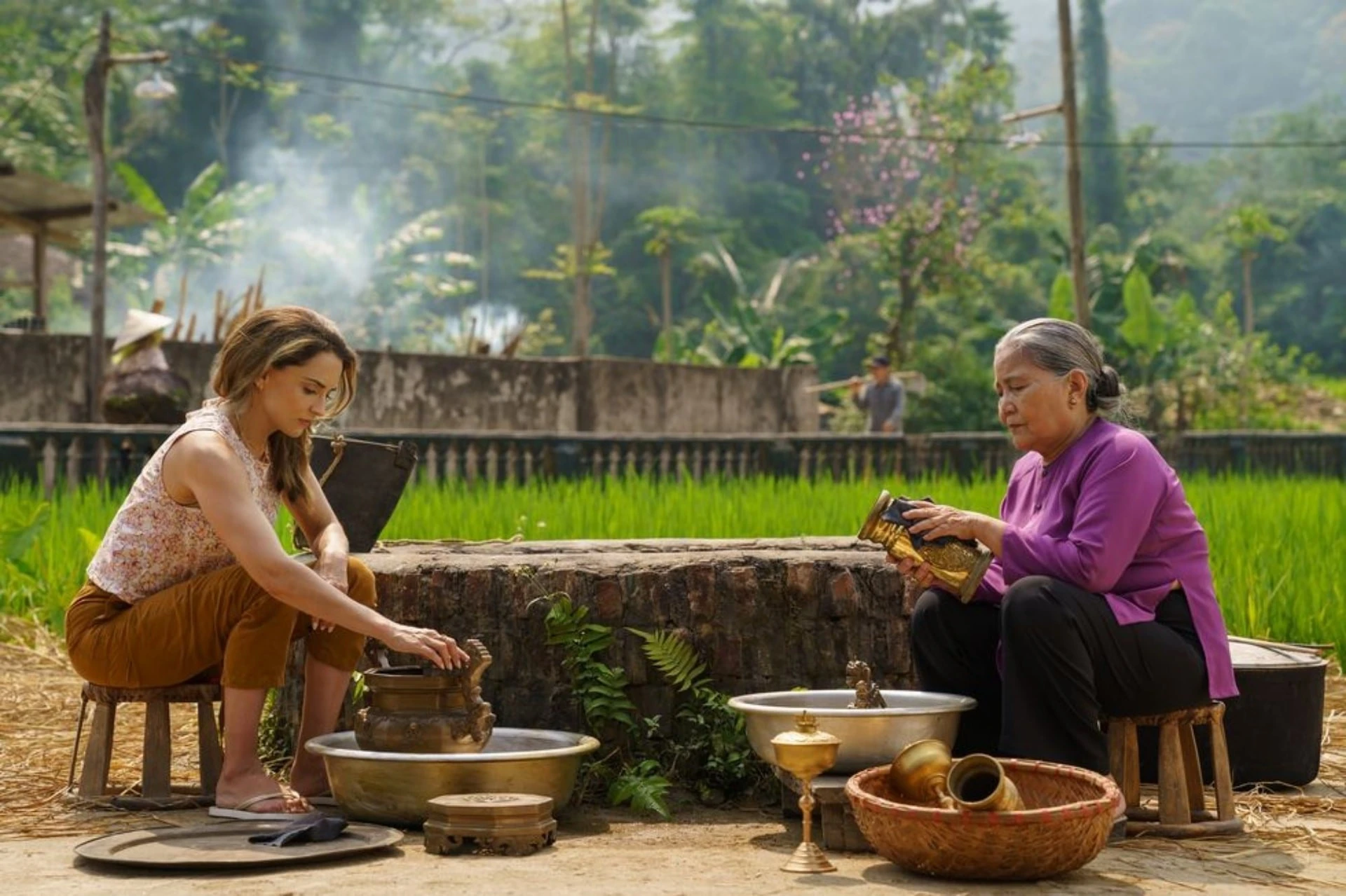 Cảnh trong phim “Hành trình tình yêu của một du khách” do Netflix sản xuất. Nguồn: Netflix.