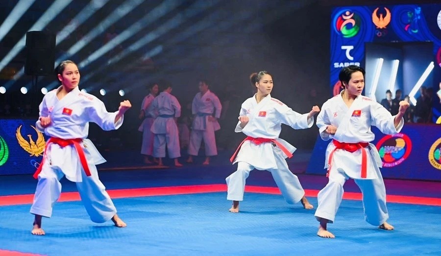 Karate Việt Nam giành HCV châu Á nội dung Kata sau 10 năm.