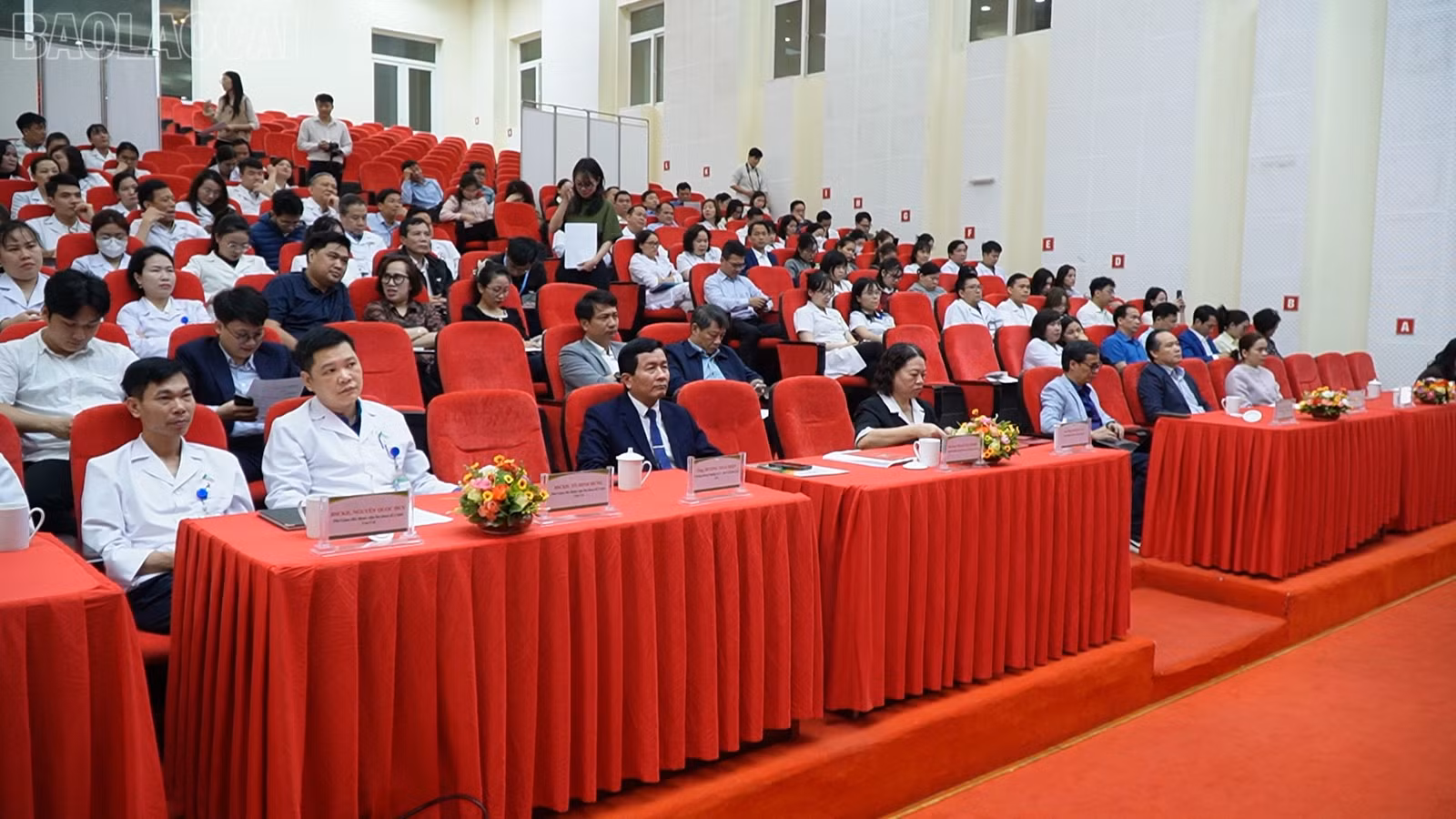 Chương trình thu hút sự tham gia của đông đảo cán bộ, nhân viên y tế các tỉnh Lào Cai, Tuyên Quang, Vĩnh Phúc.