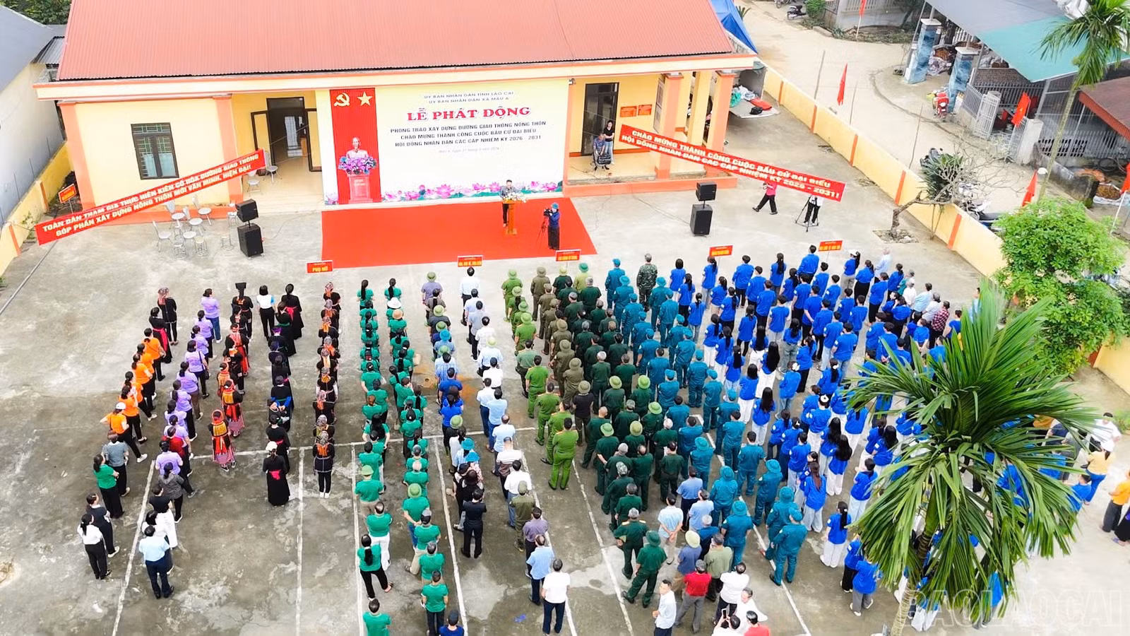 Toàn cảnh buổi lễ phát động.