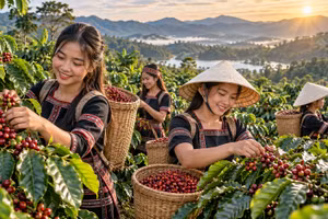 Giá cà phê hôm nay 24/9: Trong nước và thế giới tiếp tục chịu áp lực giảm