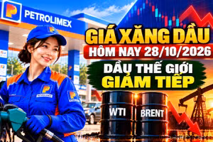 Giá xăng dầu hôm nay 28/10: Dầu thế giới giảm tiếp trước kỳ điều hành 29/10