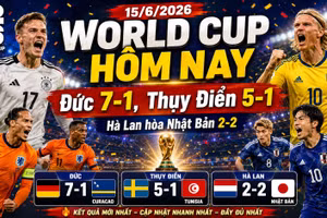 Kết quả World Cup 2026 hôm nay 15/6: Đức và Thụy Điển đại thắng