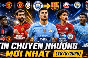 Tin chuyển nhượng hôm nay 18/8: Rodri chờ kiểm tra y tế