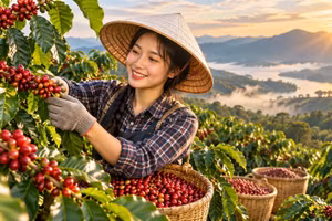 Giá cà phê hôm nay 9/10: Robusta mất hơn 100 USD/tấn, Tây Nguyên giảm sâu