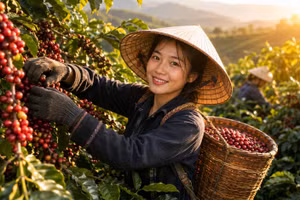 Giá cà phê hôm nay 22/8 lên 97.900 đồng/kg, Robusta và Arabica trái chiều