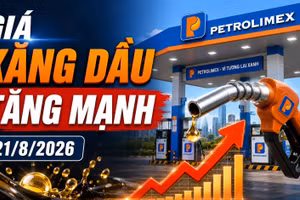 Giá xăng dầu hôm nay 21/8: Brent vượt 93 USD, trong nước vừa tăng mạnh