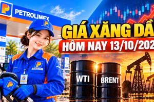 Giá xăng dầu hôm nay 13/10: WTI vượt 93 USD, Brent lên trên 106 USD/thùng