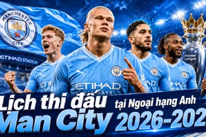 Lịch thi đấu Man City tại Ngoại hạng Anh 2026 - 2027 đầy đủ 38 vòng