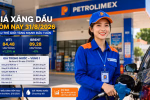 Giá xăng dầu hôm nay 31/8/2026: Dầu thế giới bật tăng đầu tuần