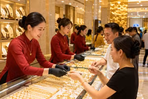 Giá vàng hôm nay 30/8: SJC lao dốc, nhẫn DOJI giảm 2 triệu đồng/lượng
