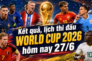 Kết quả, lịch thi đấu World Cup 2026 hôm nay 27/6 và 28/6 mới nhất